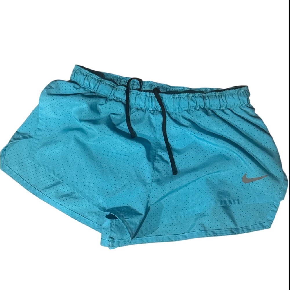 Nike Women's Light Blue Athletic Shorts